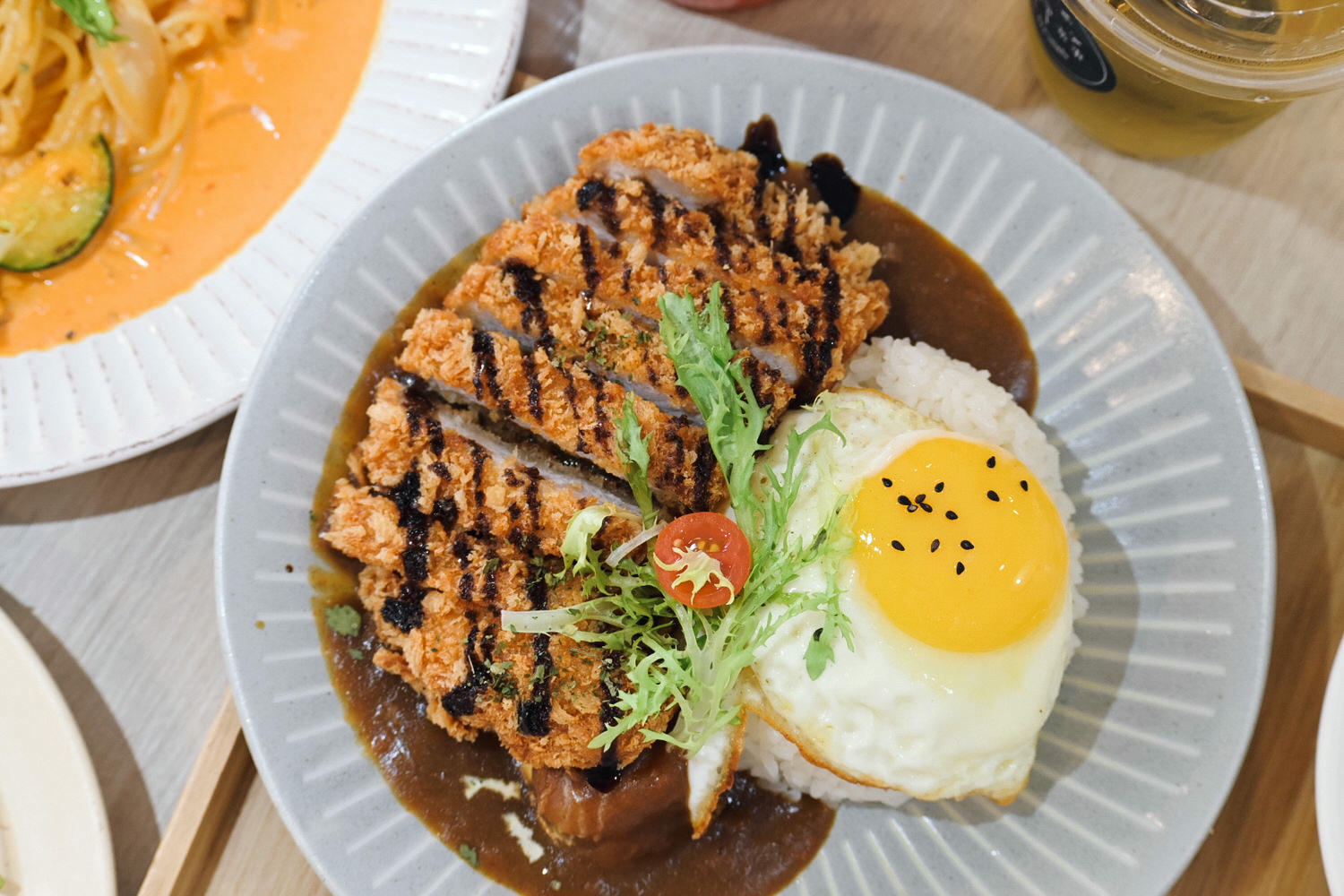 食久茶事|台中大里咖啡廳貨櫃屋秘境,早午餐咖哩飯義大利麵、自栽茶 - 第19張圖