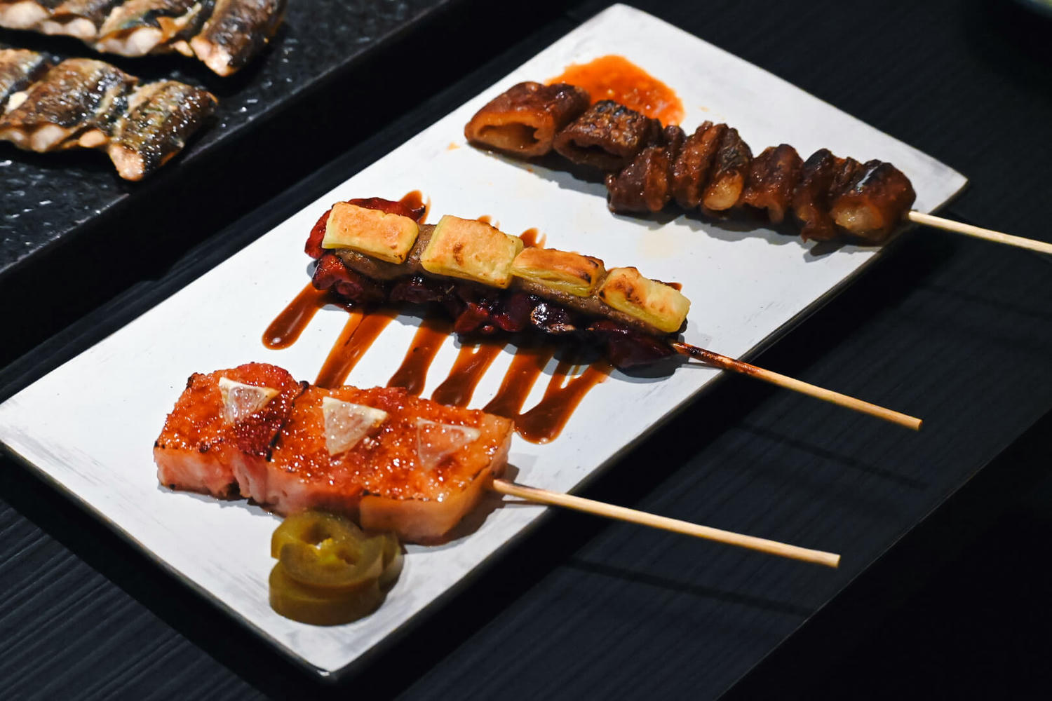 放Fun Dining串燒酒肴。起酥雞肝、哈拉甜心培根必點,台北101餐酒館通化夜市日式居酒屋 - 第12張圖