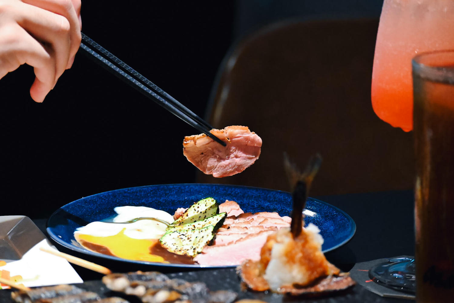 放Fun Dining串燒酒肴。起酥雞肝、哈拉甜心培根必點,台北101餐酒館通化夜市日式居酒屋 - 第24張圖