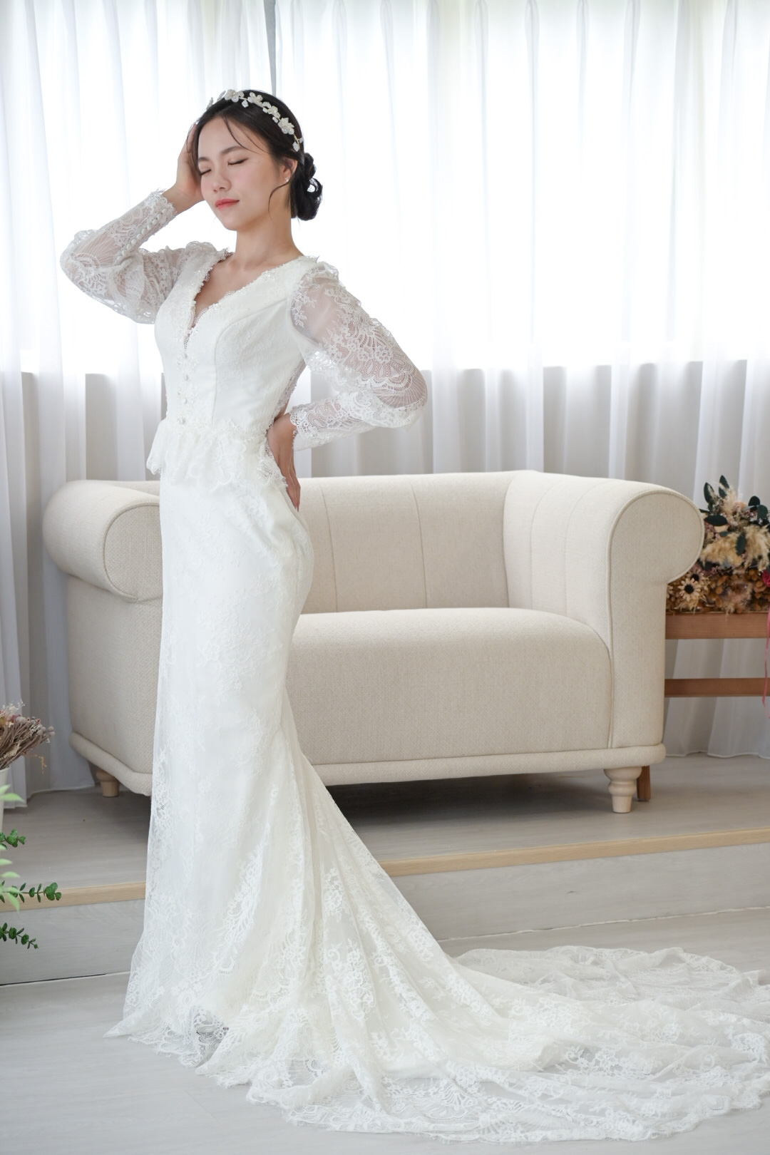【台中婚紗推薦】一定要結婚才能穿婚紗嗎?水溝巢試穿心得、台中妝髮造型師推薦 - 第35張圖