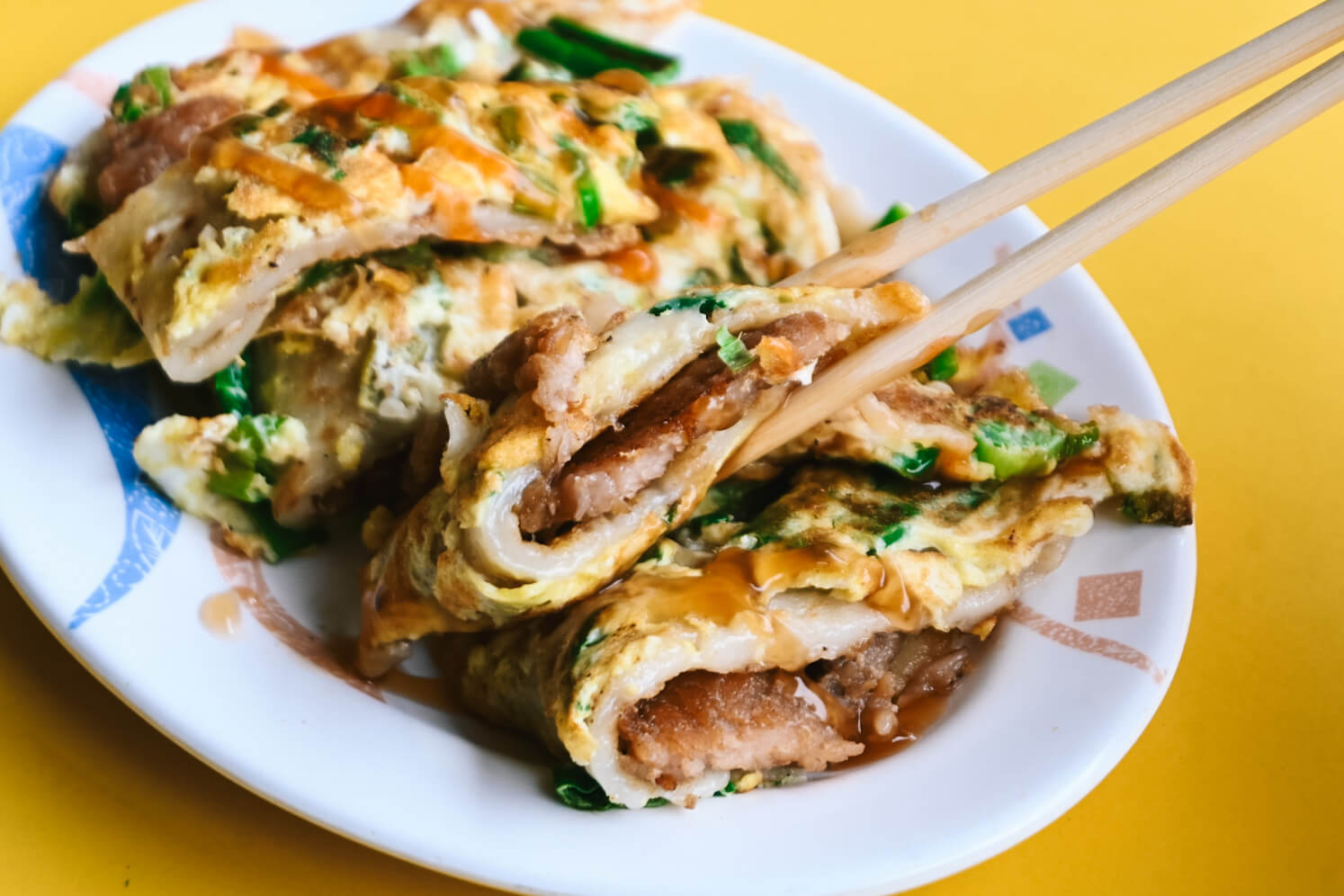 棉花糖早餐。台南粉漿蛋餅推薦20年名店!國華街麵糊蛋餅專賣必「加蔥」 - 第8張圖