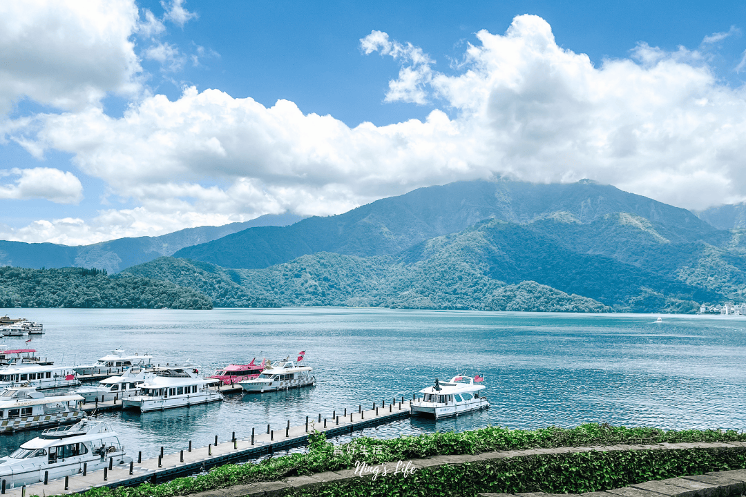 眺Tiao日月潭|4.7星日月潭湖景餐廳一覽水社碼頭渡船風景 - 第9張圖