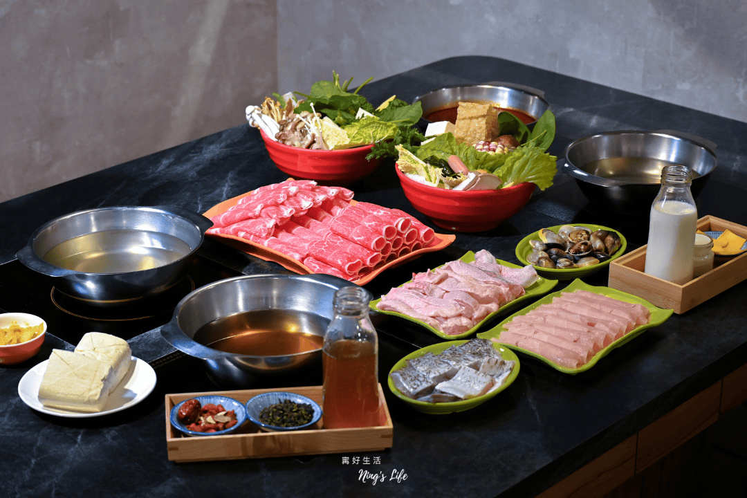 蔬盈市場火鍋|台中勤美吃到飽菜比肉多!50種季節蔬菜、嘉大鮮奶入鍋 - 第14張圖