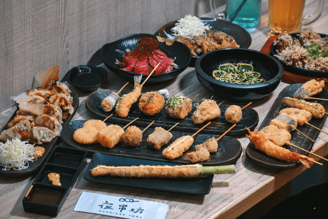 夜串坊|走進台北東區大阪串揚居酒屋 品嚐療癒微醺美食 - 第1張圖