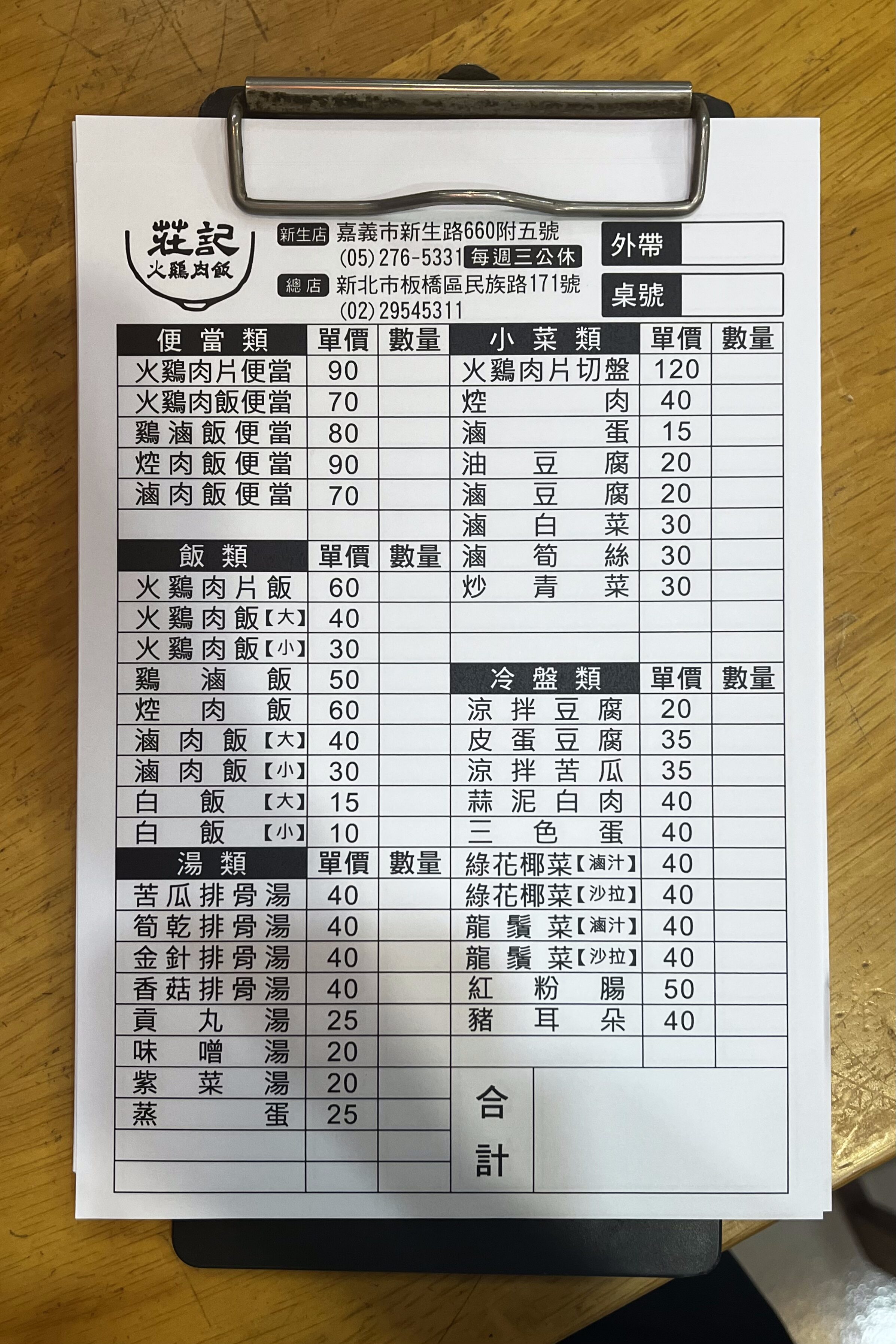 嘉義莊記火雞肉飯|油蔥香噴噴!有裝潢的樸實小吃 - 第3張圖 嘉義東區新生路火雞肉飯莊記火雞肉飯菜單評價@寗好生活