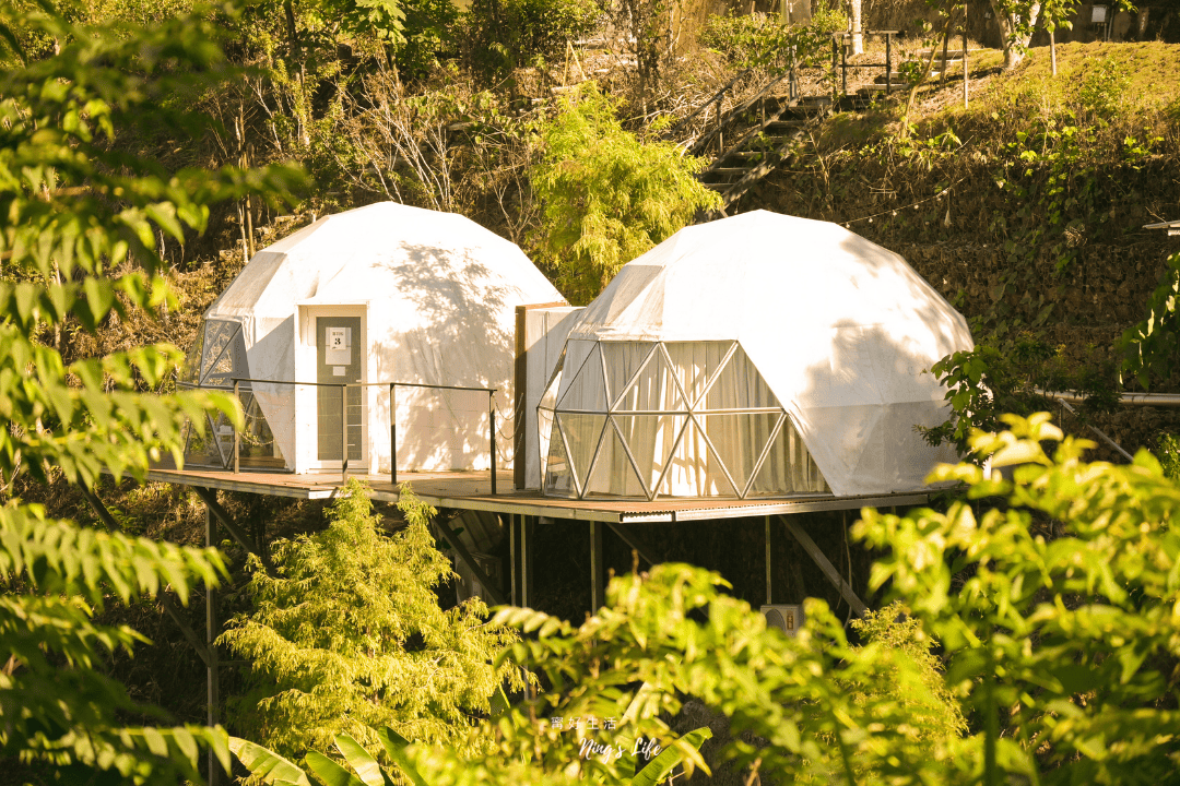 森山谷|私藏秘境!群山擁抱1泊3食假期 南投質感懶人露營評分最高 - 第4張圖 南投中寮低密度豪華懶人露營推薦森山谷評價訂房@寗好生活